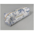 Trousse d'écolier all-over Toile de Jouy Cheverny (Bleu) Blanc Taille unique