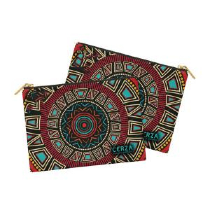 Trousse plate allover Amérindien Cerza Blanc Taille unique