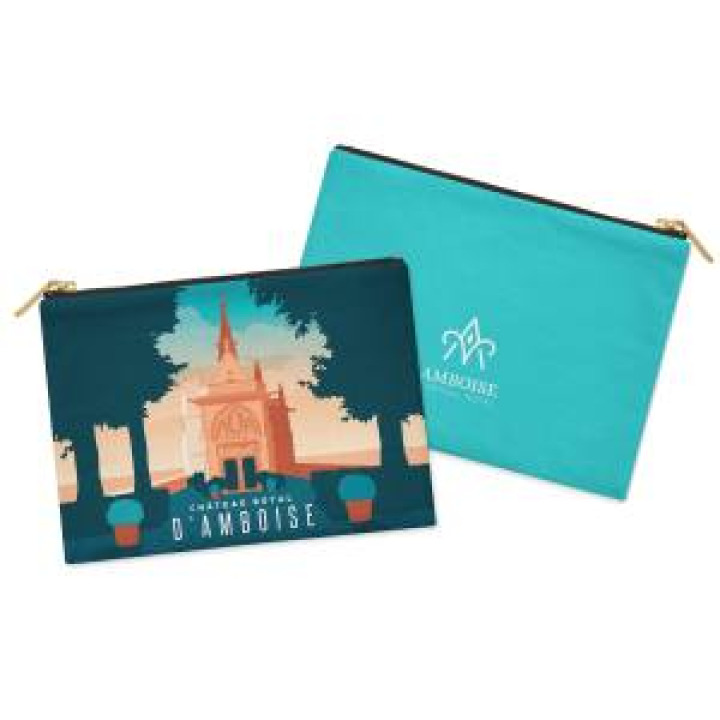 Trousse plate allover Chapelle Château Royal dAmboise Blanc Taille unique