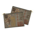 Trousse plate all-over Ethnic Arc Zoo de Thoiry Blanc Taille unique