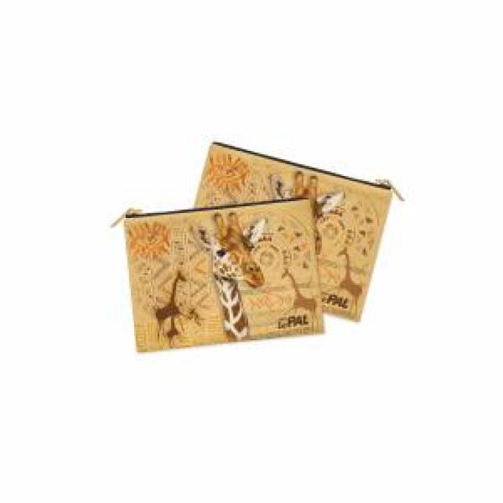 Trousse plate allover Girafe Intemporel le Pal Blanc Taille unique