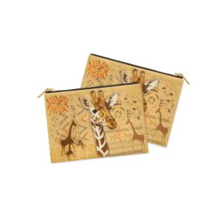 Trousse plate allover Girafe Intemporel Parc Animalier dAuvergne Blanc Taille unique