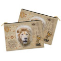 Trousse plate all-over Lion Blanc (Exclusif) Zoo de Jurques Blanc Taille unique