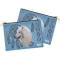 Trousse plate all-over Loup Blanc (Exclusif) Zoo de Jurques Blanc Taille unique