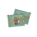 Trousse plate all-over Tigre Intemporel Bioparc Blanc Taille unique