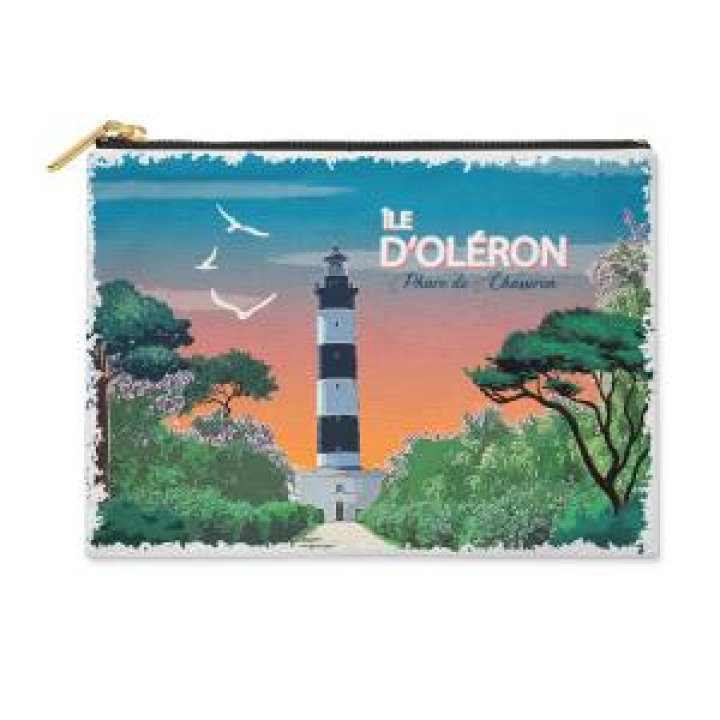 Trousse plate allover Vintage Phare Île dOléron Blanc Taille unique
