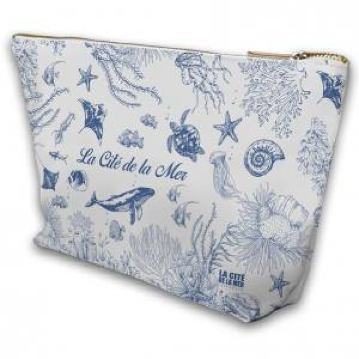 Trousse volume allover Décor Marin Cité de la Mer Blanc Taille unique