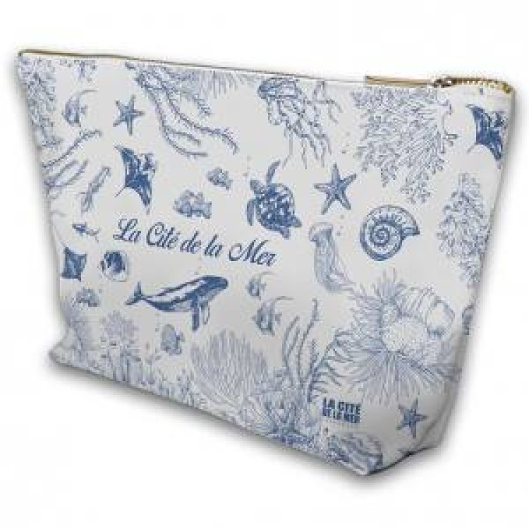 Trousse volume all-over Décor Marin Cité de la Mer Blanc Taille unique