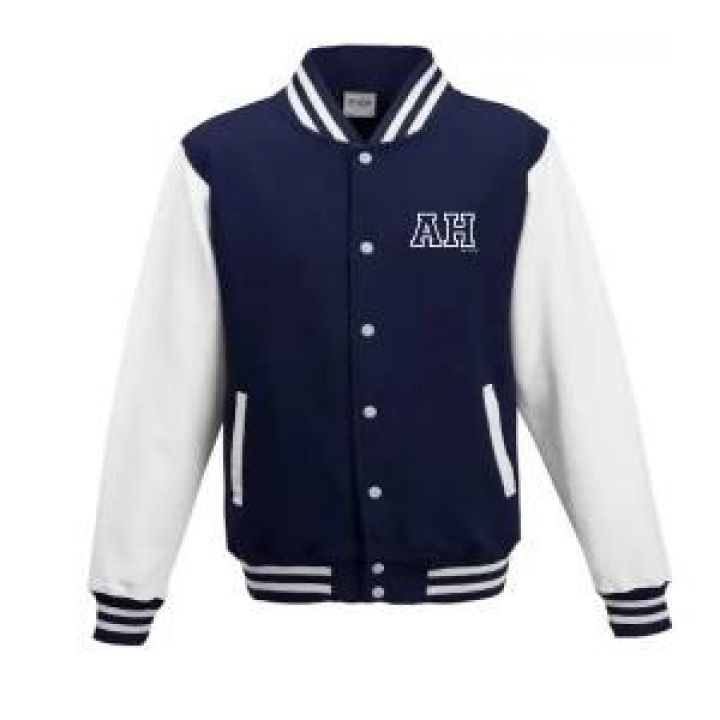 Veste Varsity enfant Transfert pocket Ah  transfert Baba Ah Hellendoorn Oxford NavyWhite 911 ans
