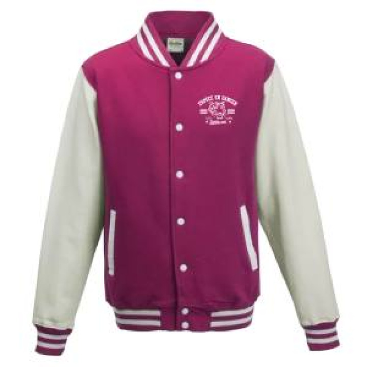 Veste Varsity enfant Transfert Tête de Tigre Espèce en Danger Cerza Oxford NavyHeather grey 34 ans